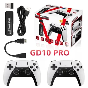 Konsol Stik Video Game GD10 PRO Baru 2.4 G Pengontrol Nirkabel Ganda Game 4K 58000 Game 256GB Game Retro Hadiah Natal Anak Laki-laki 12 tv game penjualan terbaik - №