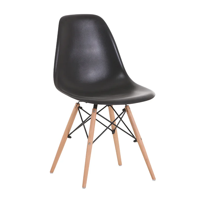 

Plastic household modern simple chair, computer stool backrest fashionable and creative