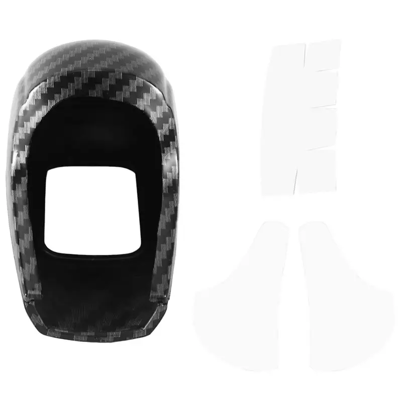 AU33-Carbon Fiber ABS Car Gear Shift Knob Trim Cover For Subaru WRX 2013-2018 Forester 2012-2017 XV
