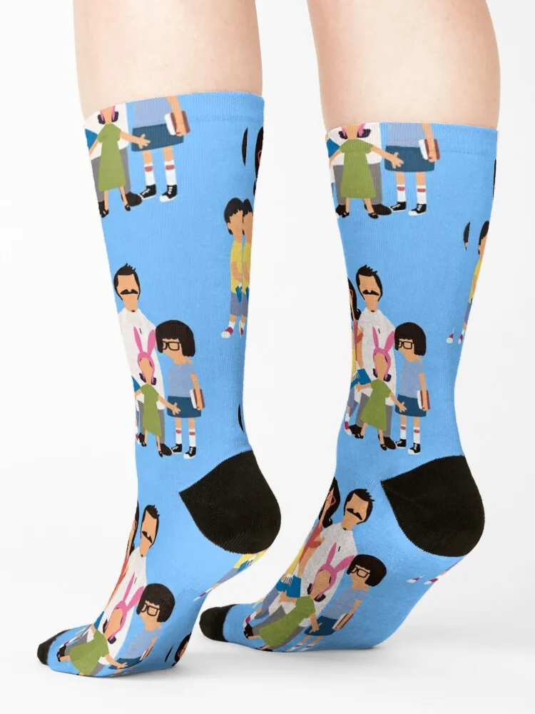 Belcher Family Portrait Socks soccer anti-slip heated colored kids Socks Man Women's