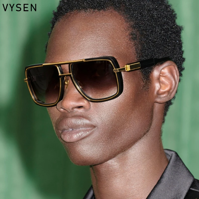 

Oversized Square Polarized Sunglasses Men 2025 Luxury Brand Big Frame Night Vision Yellow Sun Glasses Outdoor Eyewear Shades