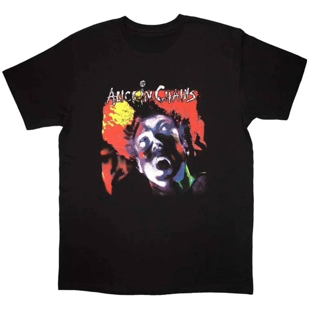 Camiseta com design da turnê Glen, Rock A Ah Liz Lynch, estilo unissex, blusa de algodão com estampa de metal