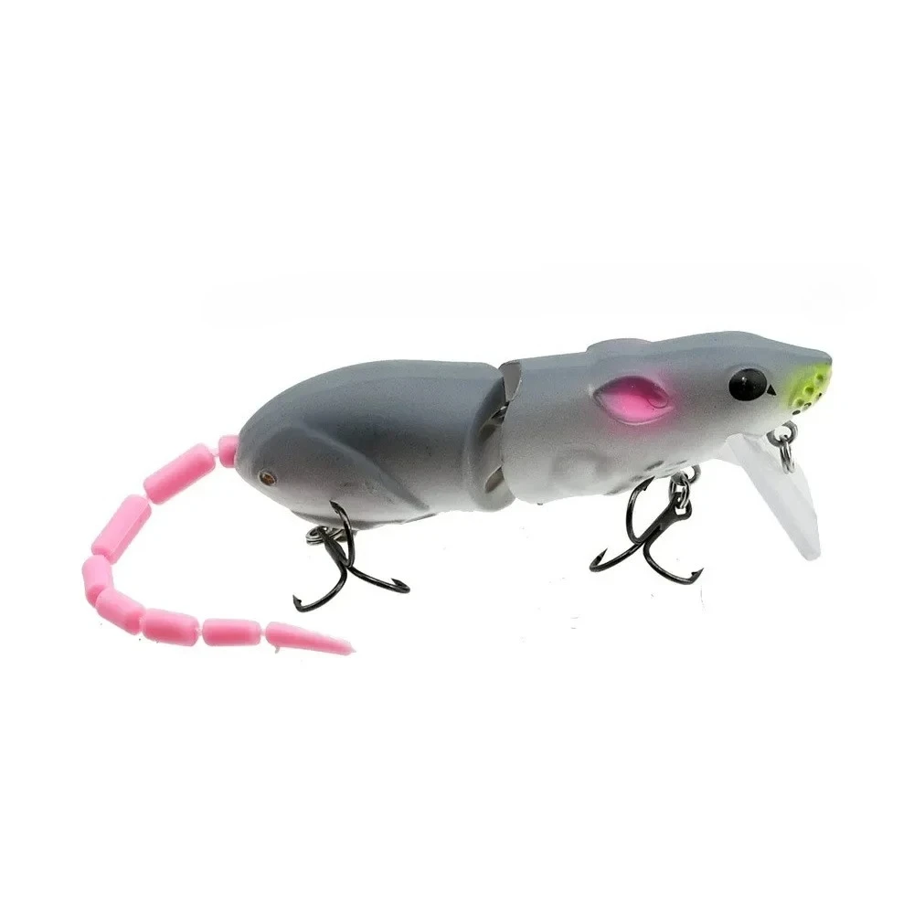Señuelo Swimbait Ratón para Lucio y Lubina – Flotante de Plástico