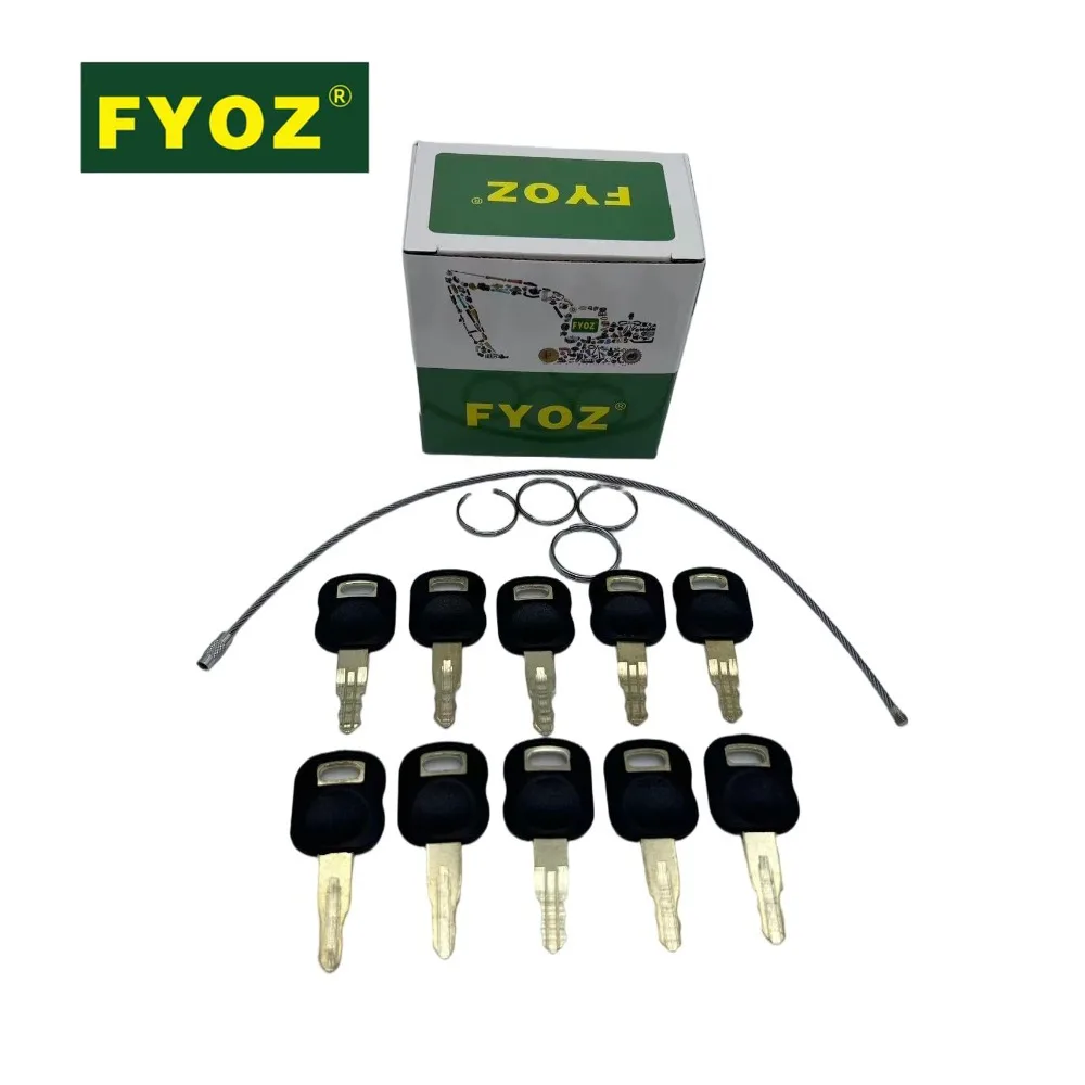 10PCS Ignition Key For Caterpillar Heavy Equipment 5P8500