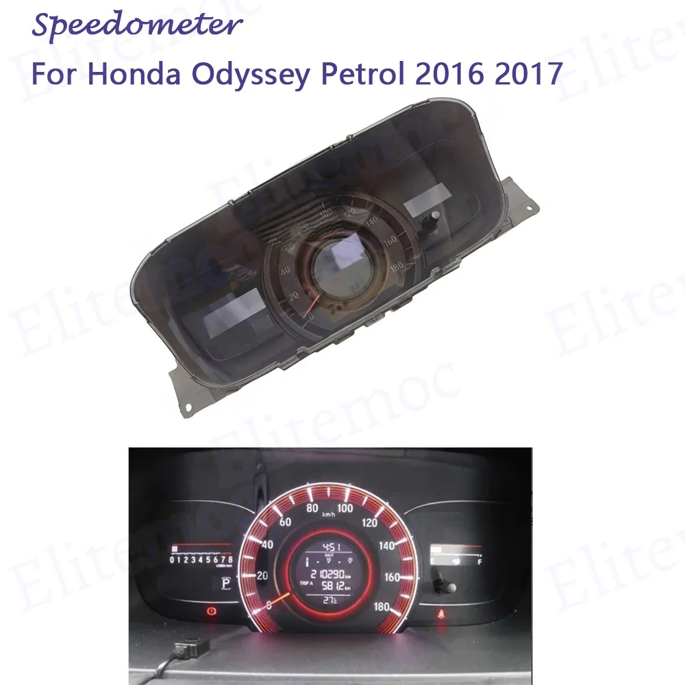 

Speedometer HR-0428-253 For Honda Odyssey Petrol 2016 2017 Instrument Cluster Tachometer Dashboard Repair Replacement