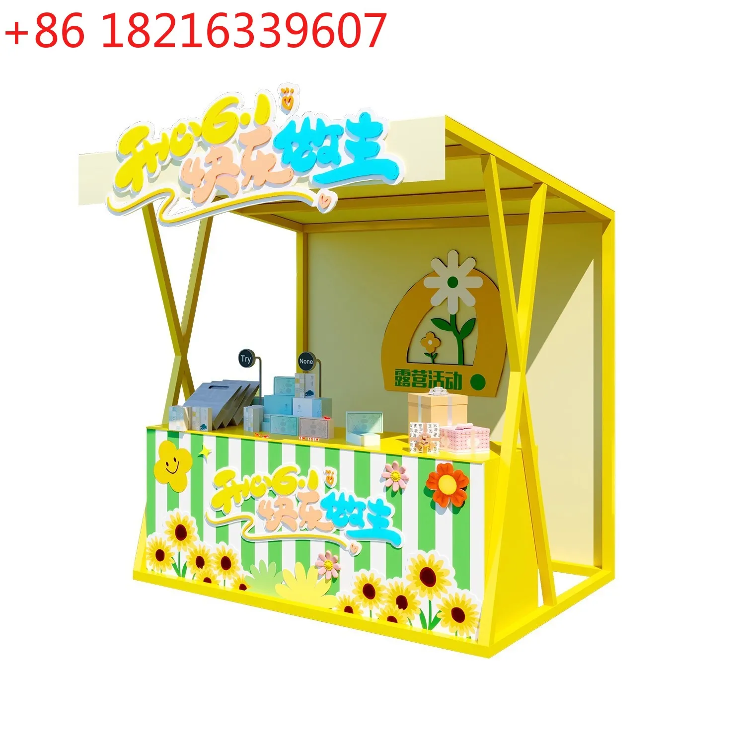 YAO Large Outdoor Market Commercial Street Stall Shelf Night Market Food Festival Stall Shelf