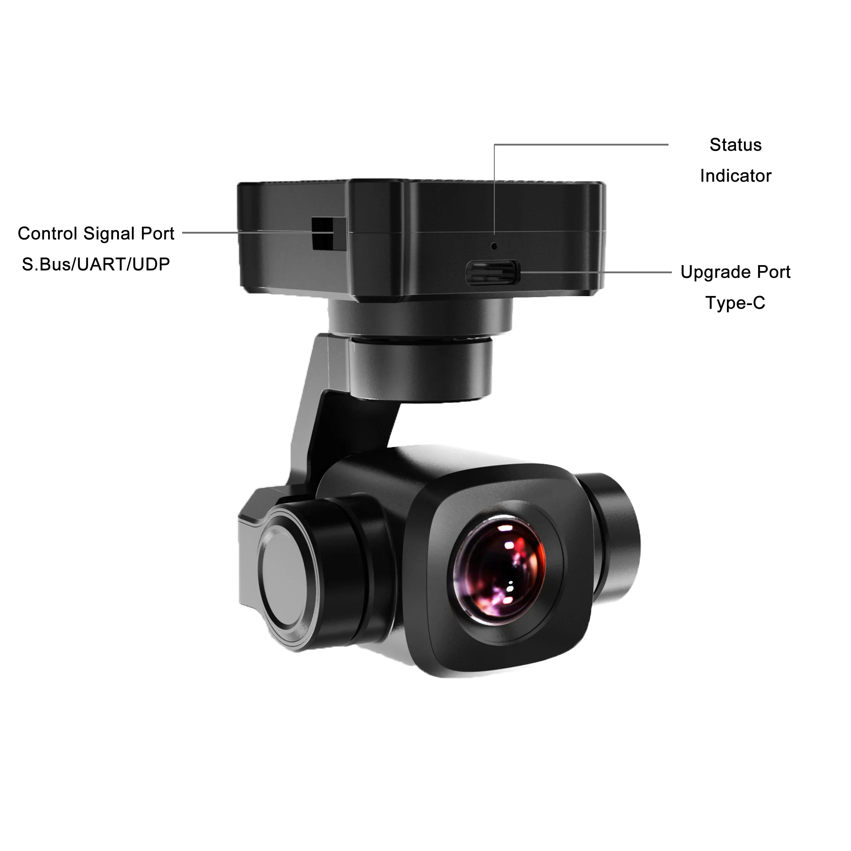 SIYI A8 mini 4K 8MP Ultra HD 6X Digital Zoom Gimbal Camera with 1/1.7\