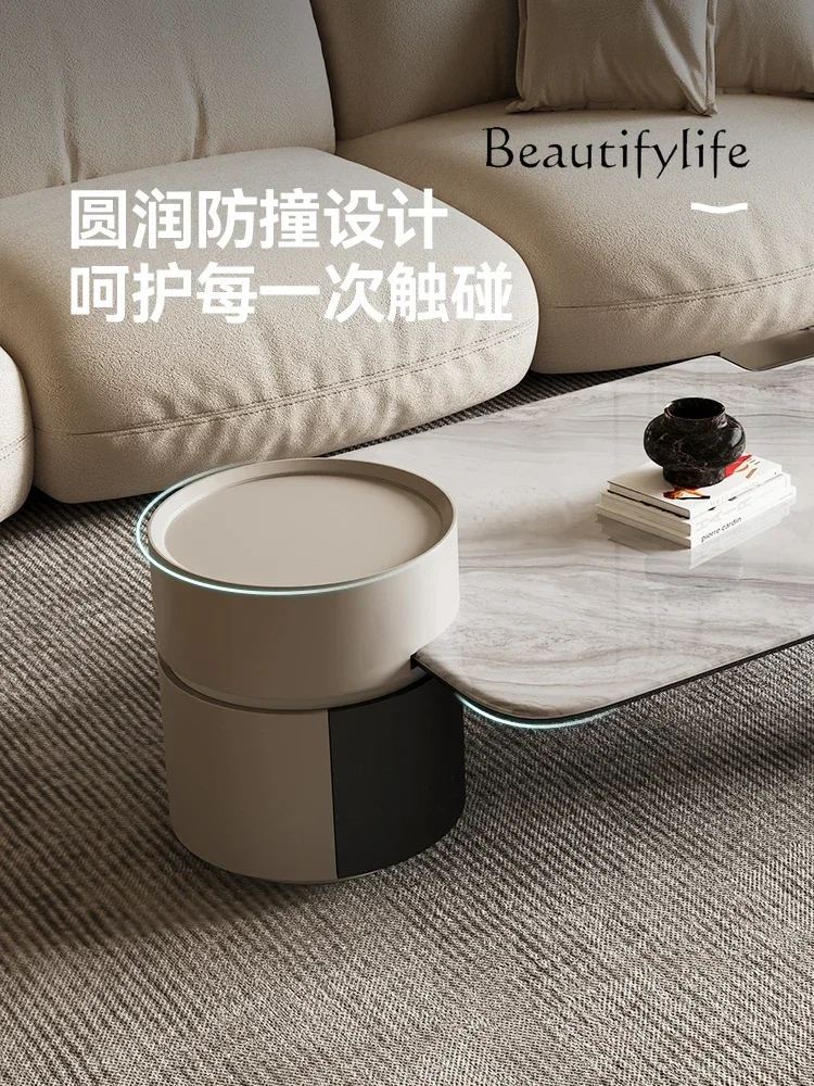 

yj21 Slate combination coffee table size square light luxury living room home high-end minimalist new model