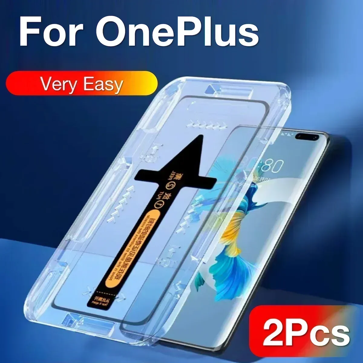 

3 шт. для OnePlus 7 8T 9RT 12 11 13R 10 Pro, защитная пленка из закаленного стекла HD-качества, комплект для установки без пыли