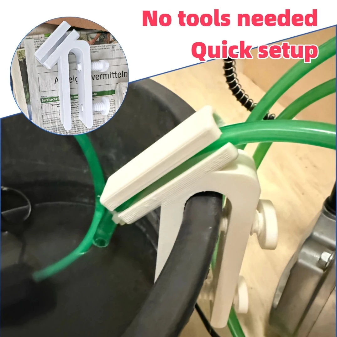1pc Garden Water Pipe Fixture Hose Bracket Portable Water Pipe Fixing Clamp For Garden Watering Can Hose Gardening Accessories