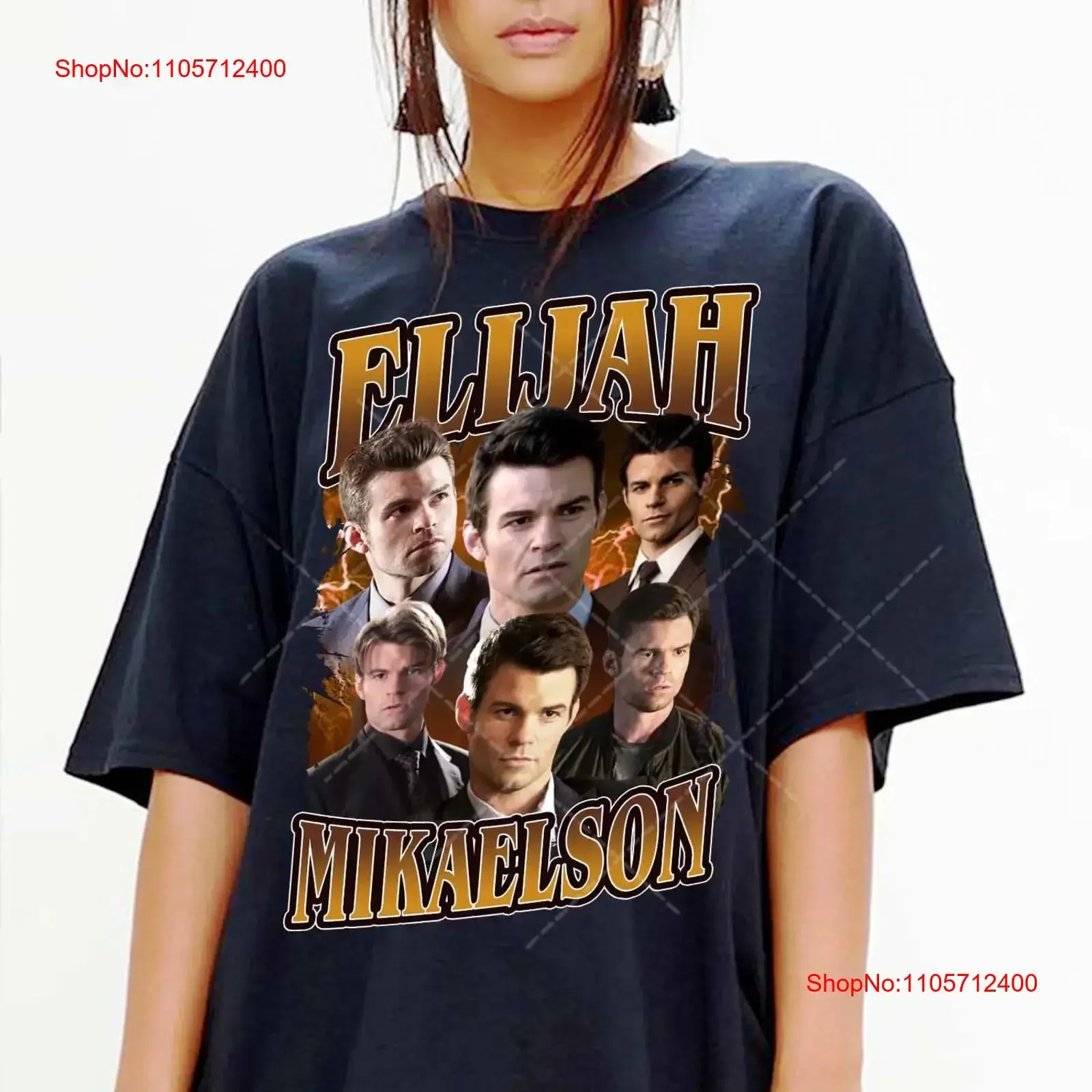 Vintage Limited Elijah Mikaelson T Shirt Daniel Gillies vintage Washed Unisex Stretched Slightly Breathable