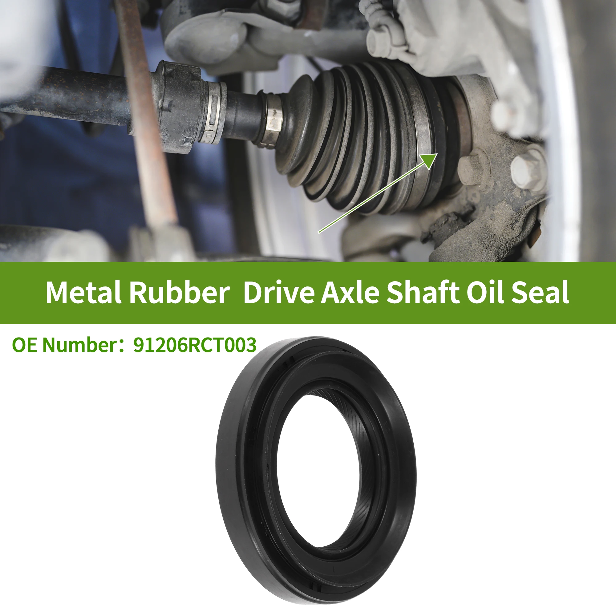 

UXCELL Right Drive Axle Shaft Oil Seal for Honda CR-V 2002-2007 No.91206RCT003