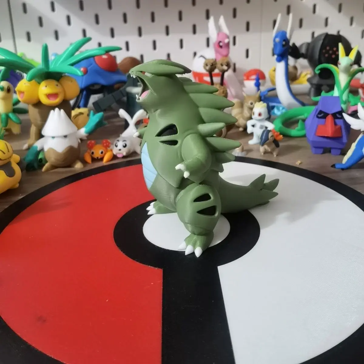 Larvitar Pupitar Tyranitar Mega Scale World 1:20 Anime Figure Model Statue Collection Desktop Decoration Ornament Toys For Fans