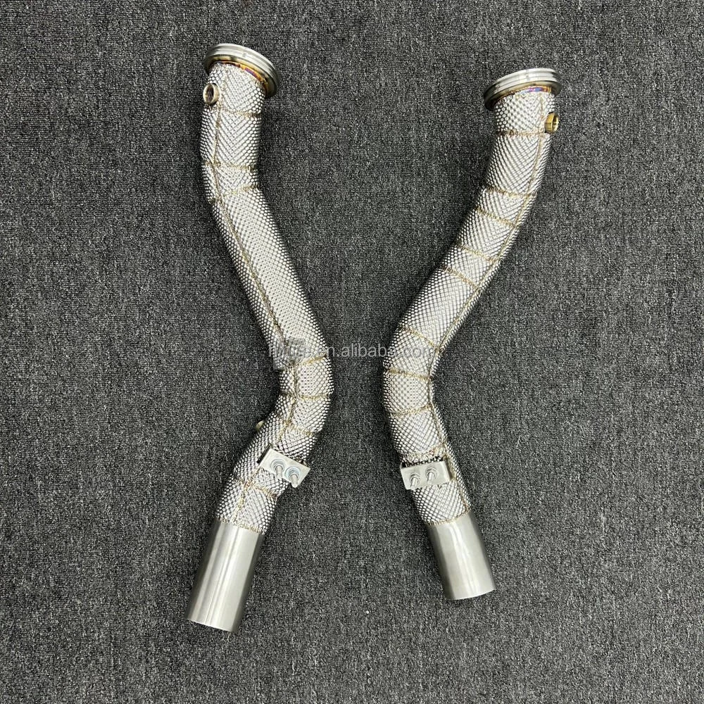 Freifluss-Downpipe für Maserati Ghibli Levante Quattroporte SQ4 3.0T Gerades Downpipe-Auspuffsystem – Detail 4