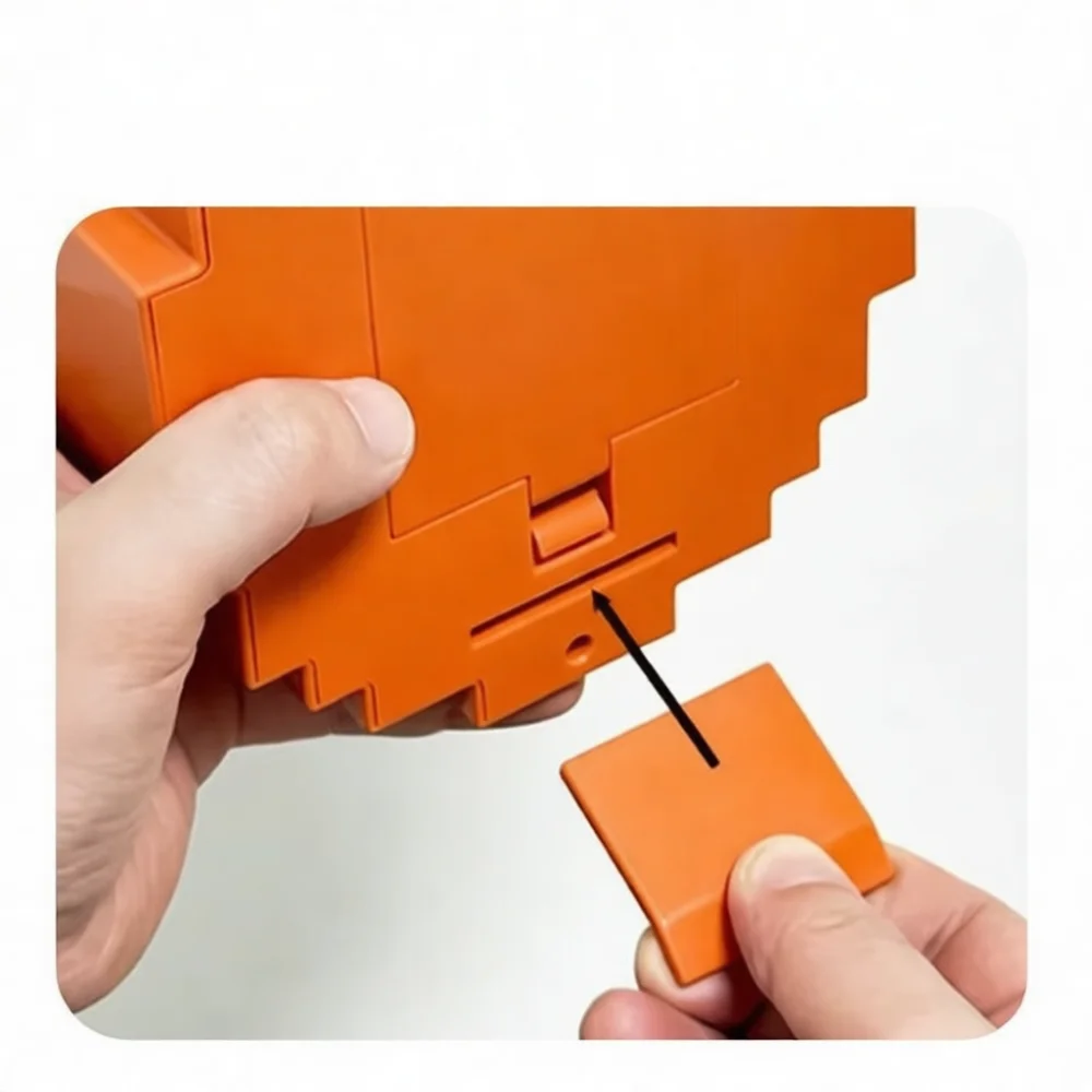 Retro Pixel Style Wall Clock S - Retro Gaming Desk Setup recension och pris