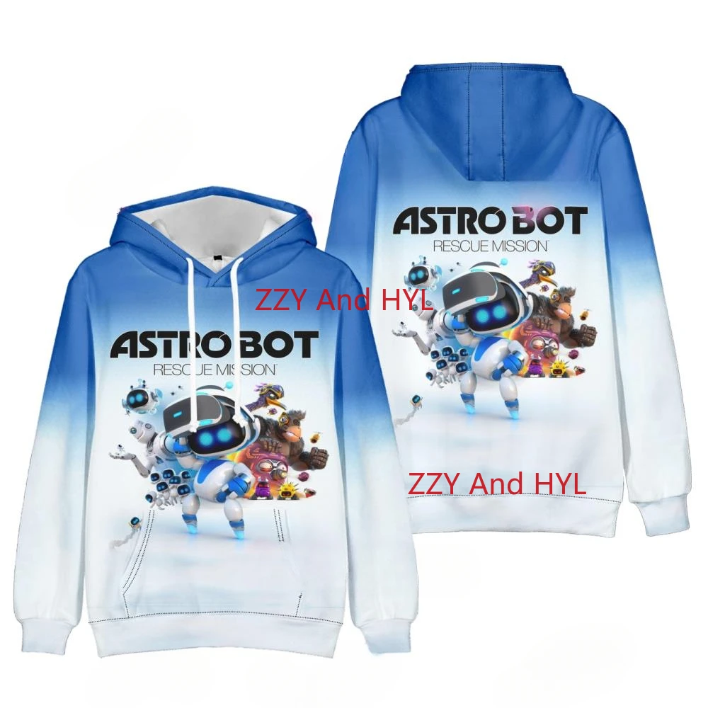 Game ASTRO BOT 3D Print Oversized Women/Men Hoodie Sweatshirt Boys Girls Kids Long Sleeve Pullover Hooded Jacket Kawaii Clothes