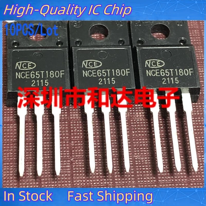 10PCS/Lot NCE65T180F  MOS TO-220F 650V 21A  100% Inport Original In Stock Ship Fast Can Be Purchased