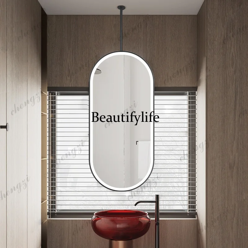 K182   Cheap Creative Mirror Accent Luxury Design Interior Fashion Hanging Light Aesthetic Mirror Large Spiegel