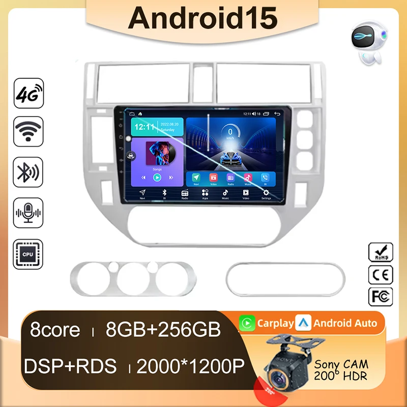 Car Radio For Ford Kuga MK1 2008-2012 For Ford C-MAX CMAX 2003-2010 Android Carplay Multimedia Player Head Unit No 2din DVD 5G
