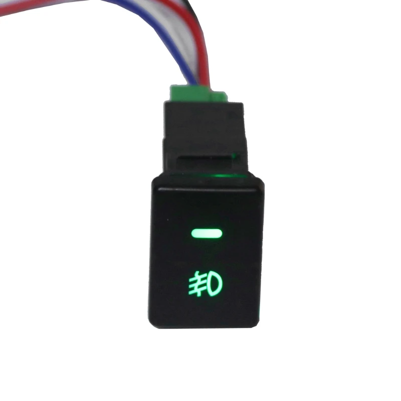 for Dc 12V Front Fog Light Push Switch 4 Wire Button Suitable for Highlander Toyota- Camry  for COROLLA  Ralin