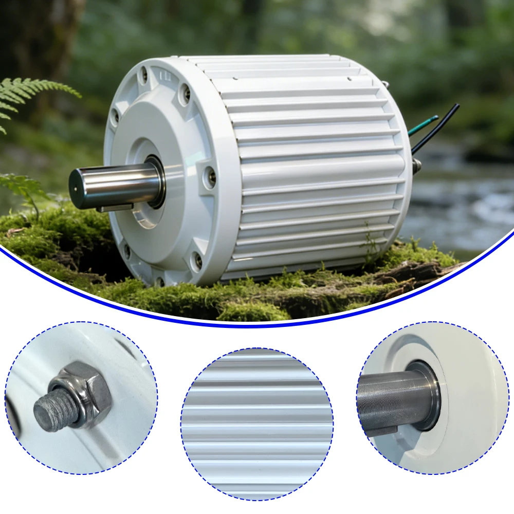Poland Delivery Low Speed Three-Phase Permanent Magnet Generator 15KW 20KW 48V 220V For Wind Power And Water Conservancy