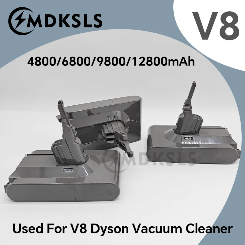 

2026 New For Dyson V8 21.6V 12800mAh Replacement Battery for Dyson V8 Absolute Cord-Free Vacuum Handheld Vacuum Cleaner Battery