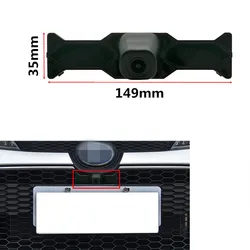 YIFOUM HD CCD Car Front View Parking Night Vision Positive Waterproof Logo Camera For Toyota Levin 2019 2020 2021