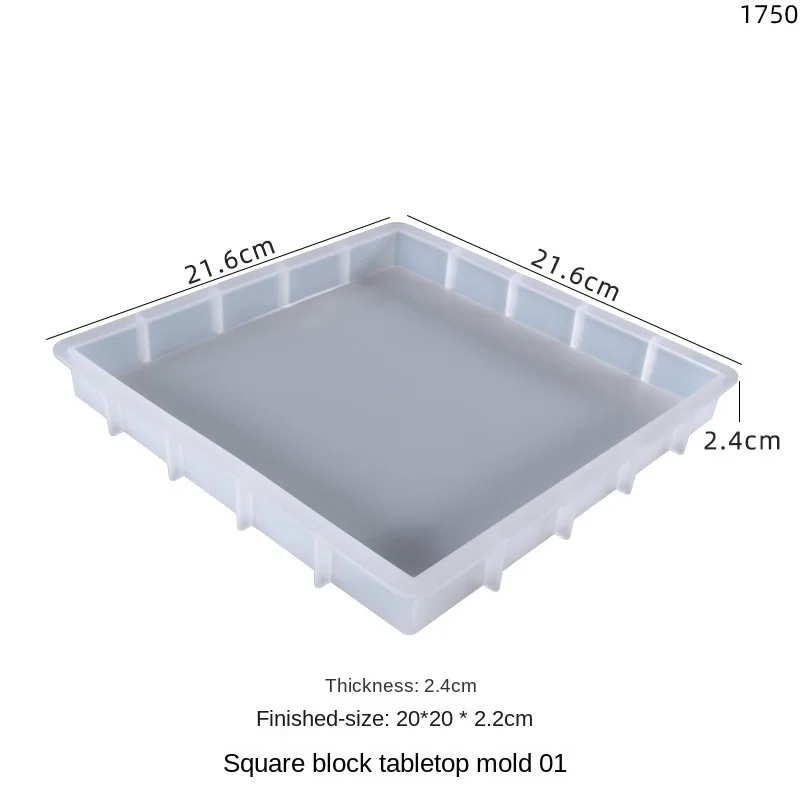 Rectangular square silicone mold made of epoxy resin can be used for photo frame  table dried flower ornaments DIY crafts