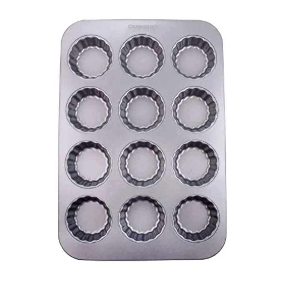 

Набор из 6 мини-форм для тарталеток с антипригарным покрытием, из нержавеющей стали, серебристый, компактный, для выпечки кексов и пирожных