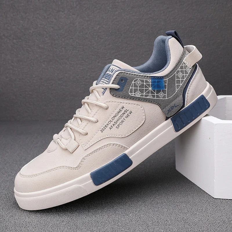 

New Style Men Sports Shoes Large Size Breathable Lightweight Sneakers Trendy Thick Bottom Comfortable Anti-slip Outdoor Shoes