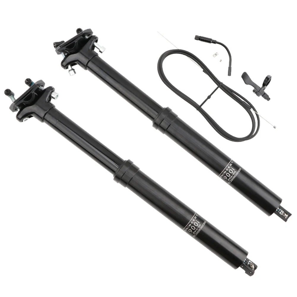 

900i 30.9/ 31.6mm Remote Control Dropper Post With Lever Kit And Cable In Housing, 100mm/125mm/150mm Travel Dropper Seatpost