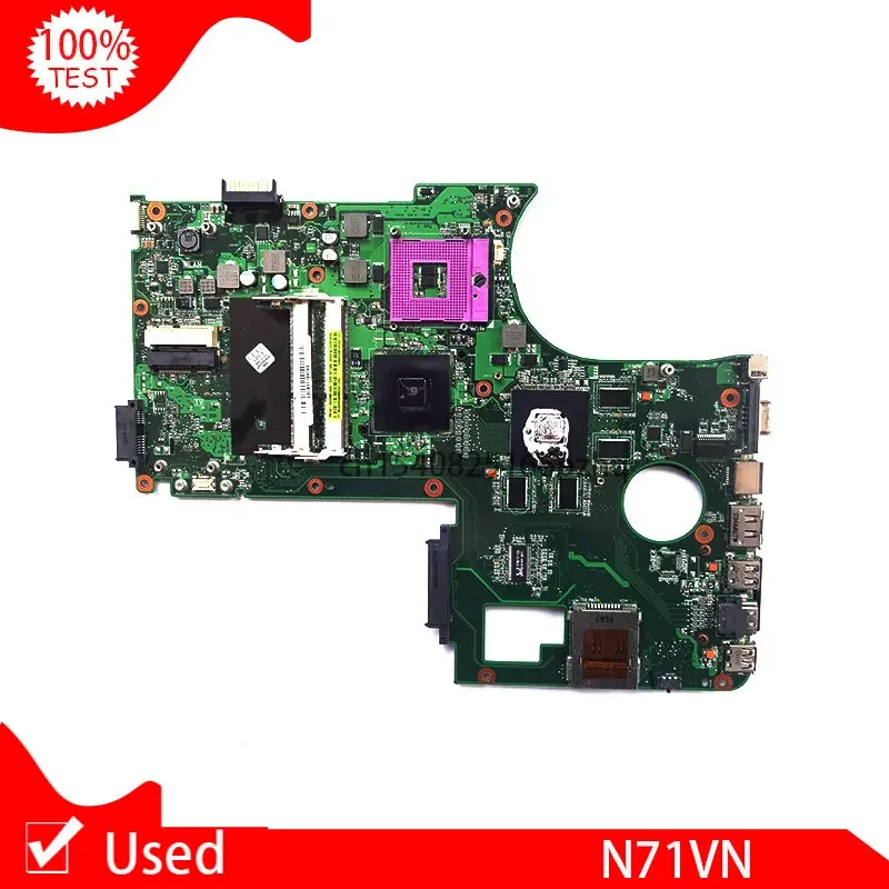 

Used For ASUS N71VN Laptop Motherboard DDR3 PM45 N71V Main Board