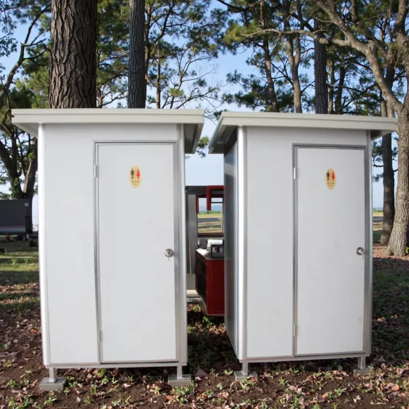 Customized Low Price Modern Eco-friendly Steel Portable Prefab Restroom Toilet Squat/Seat LUZHU-03 Model