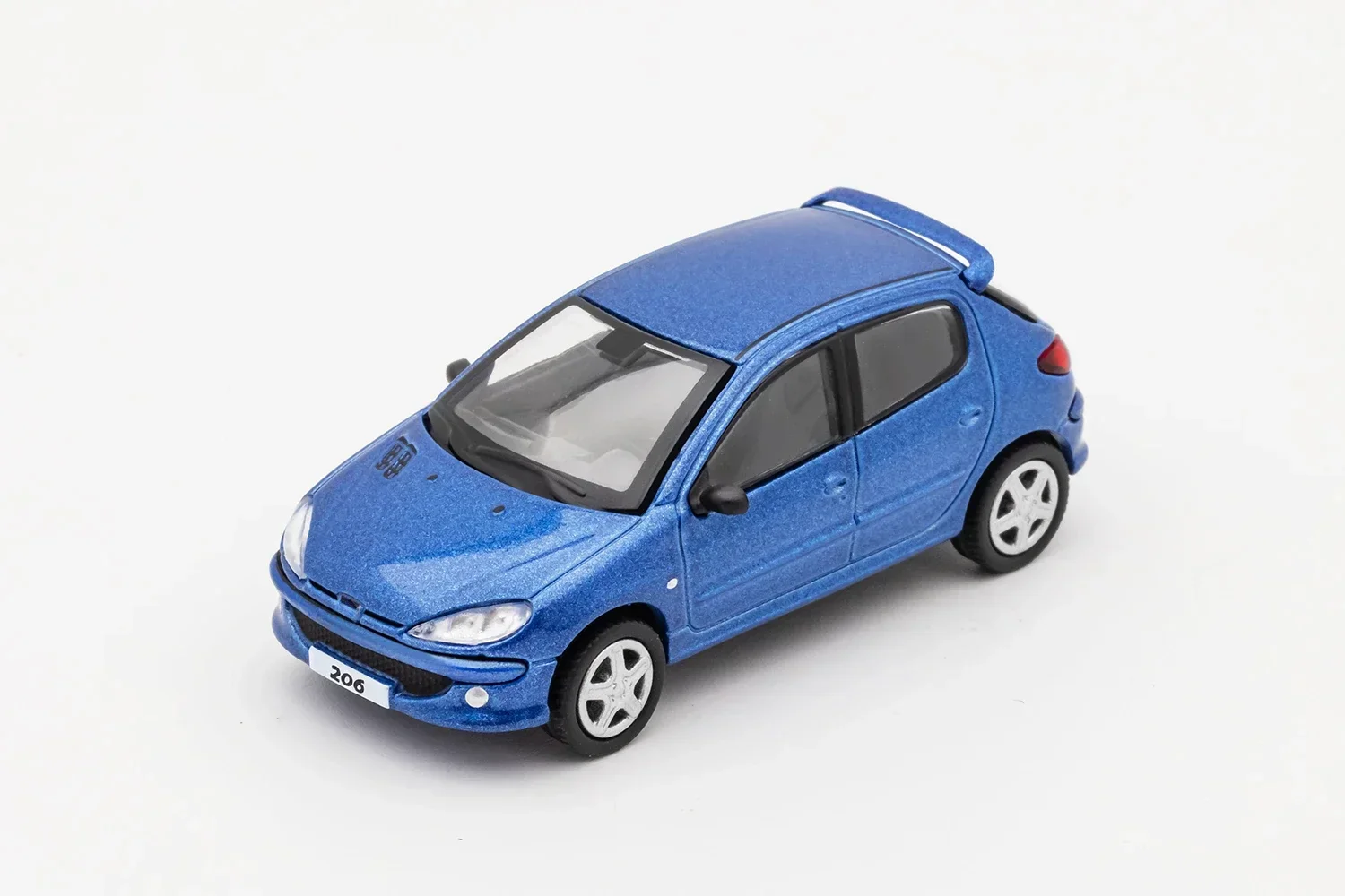 DCT 1:64 206 Rosso Verde Blu Nero Modellino di auto