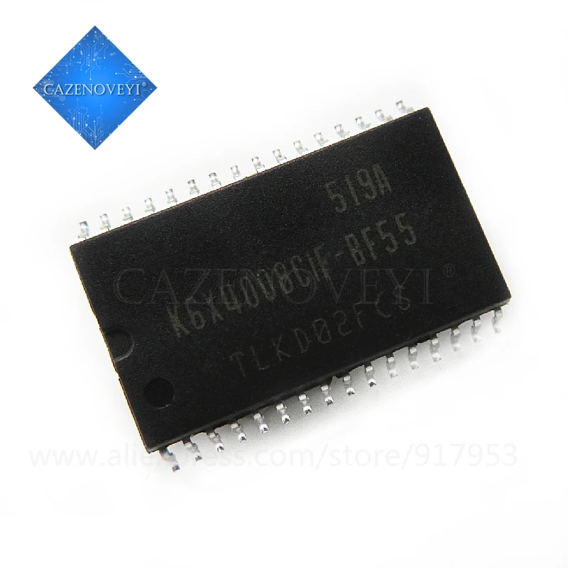 10pcs/lot K6X4008C1F-BF55 K6X4008C1F BF55 TSOP-32 Memory  512Kx8 bit Low  full CMOS Static RAM In Stock