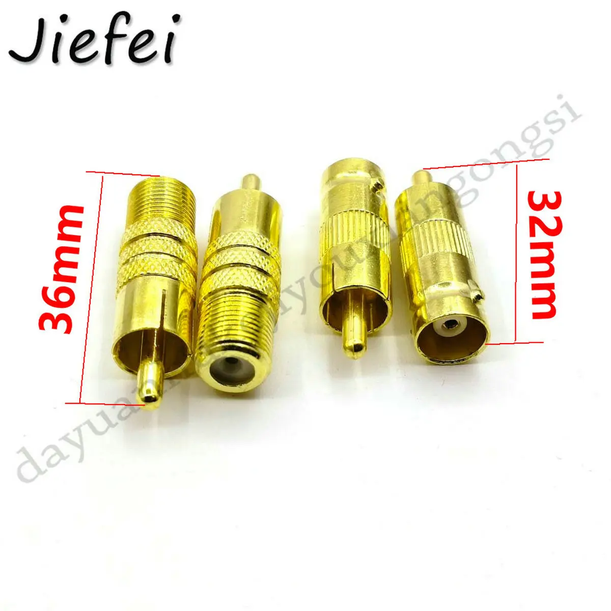 

100-200pcs Gold plated BNC Female / Bnc Female to RCA Phono Male Adapter