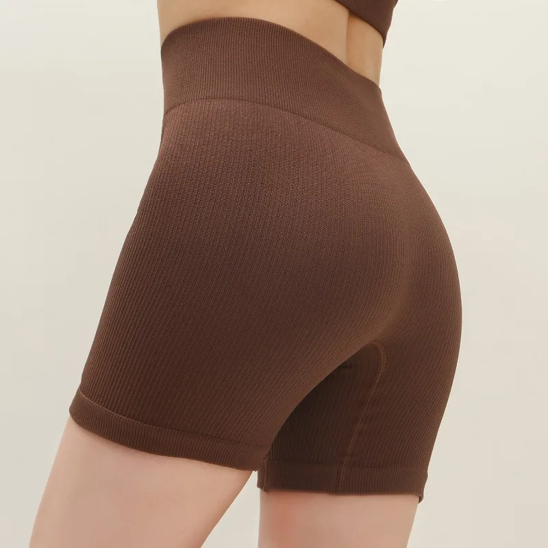 Seamless Yoga Shorts - High Waist Tummy Control Workout Capris