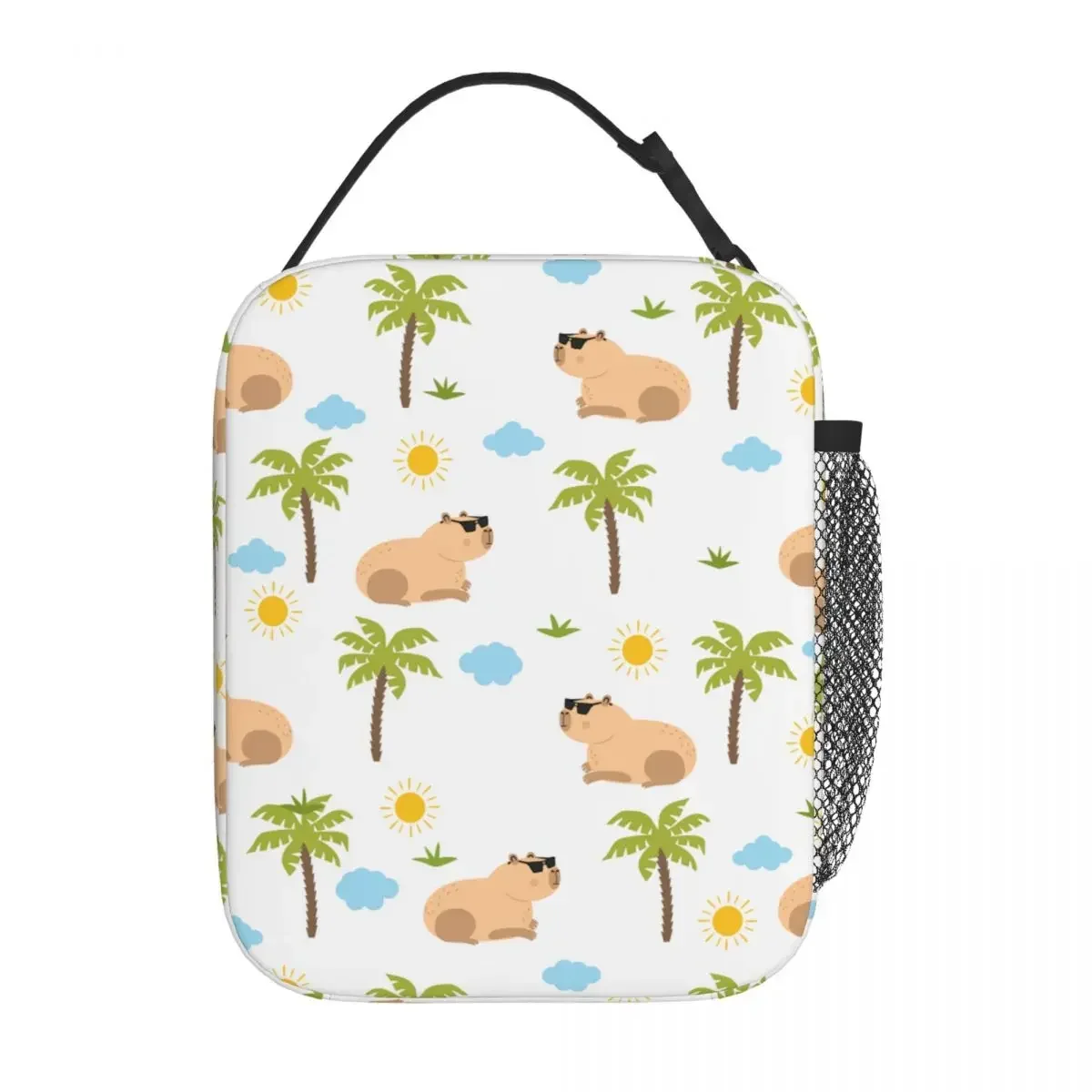 

Capybara Cartoon Insulated Lunch Bags Thermal Lunch Container Leakproof Tote Lunch Box Bento Pouch School Travel