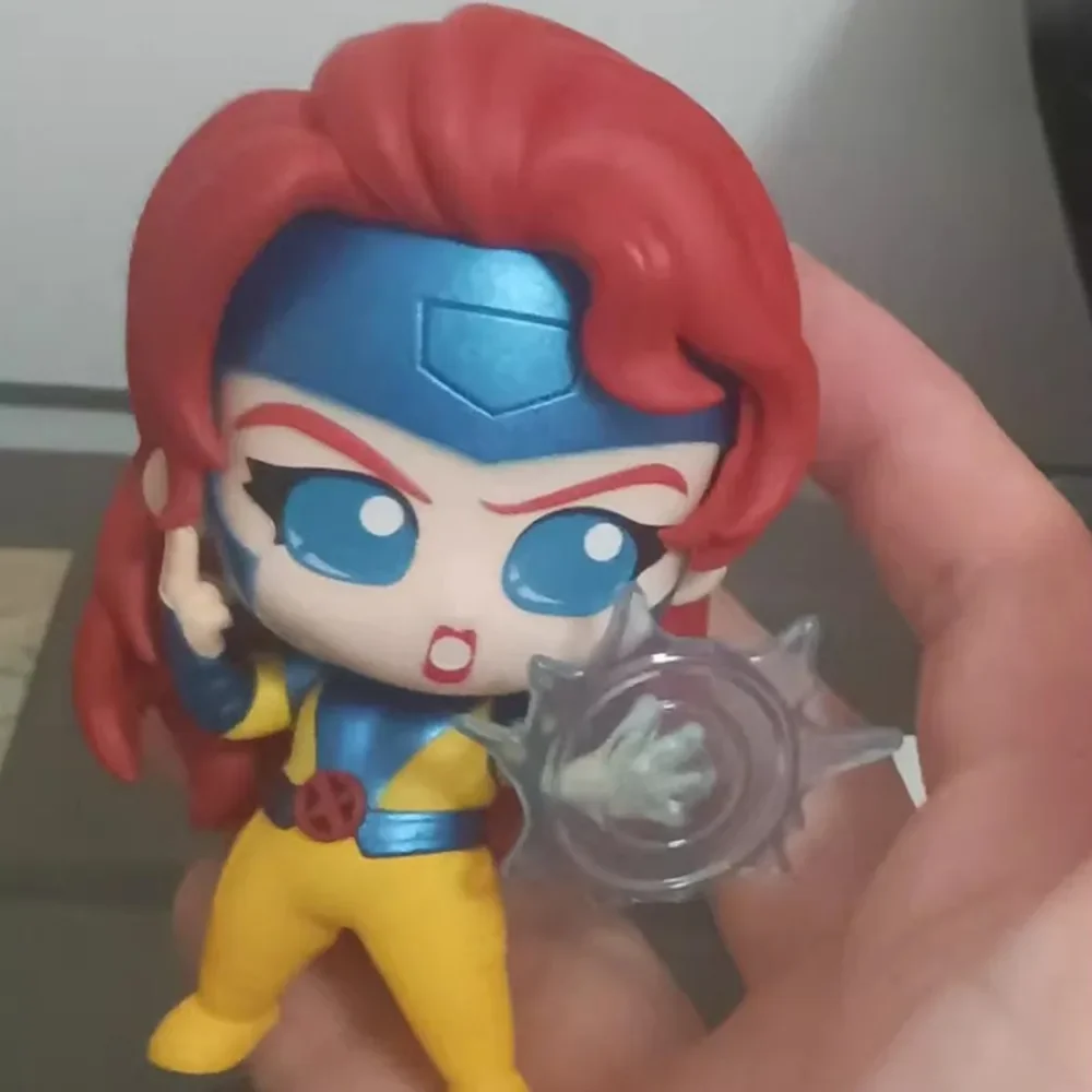 Mini figurine de la série X-Men Blind Box, Wolverine Magneto et autres héros souriants, comprend des modèles cachés, le plus mignon des héros souriants, Hot Toys