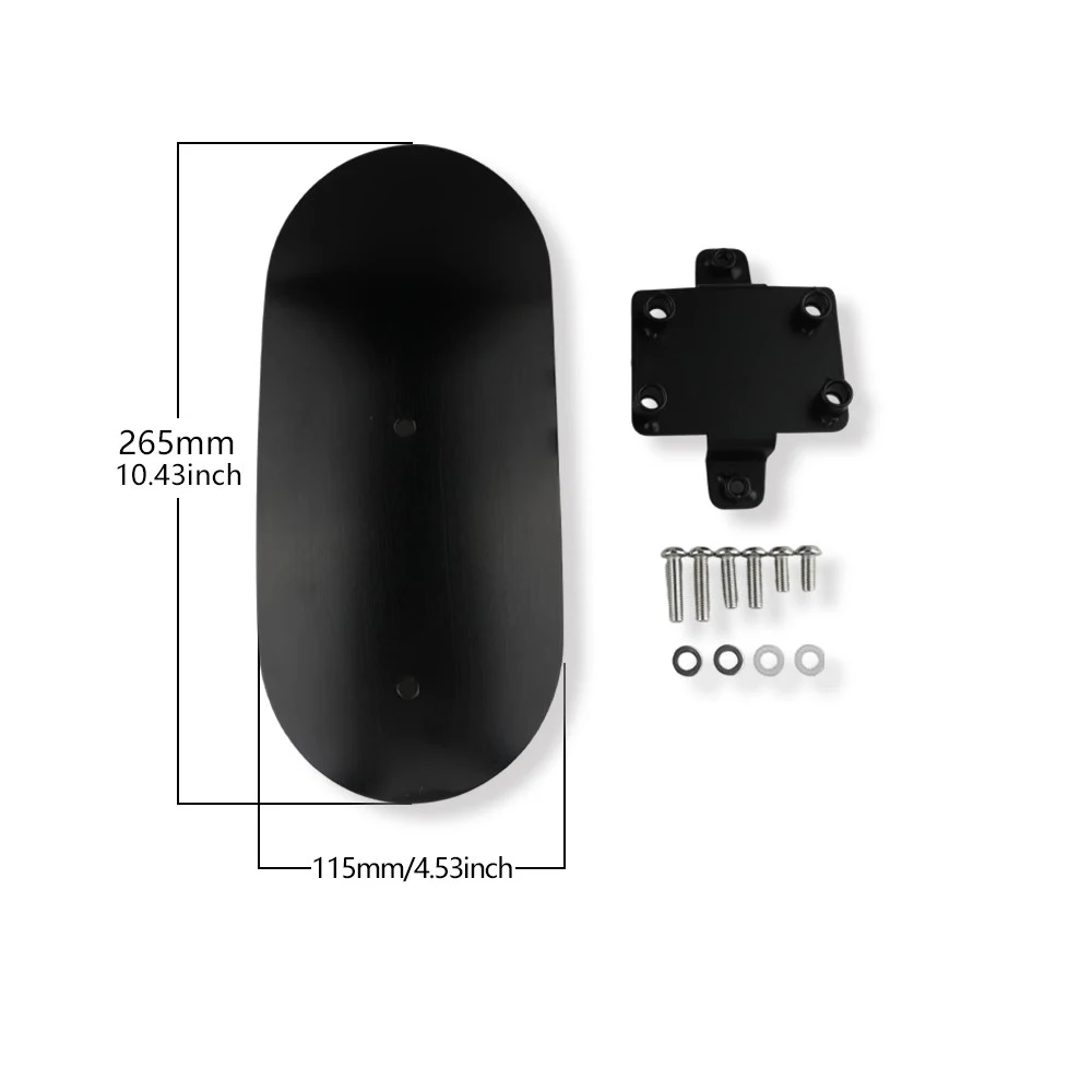 For Honda CL300 CL500 Motorcycle High Mudguard Aluminum Brushed Protection for Motorbikes