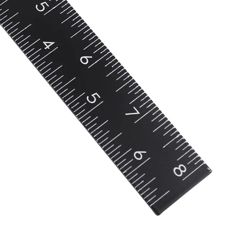 Metal L-Square Ruler Sewing Measure Professional Framing Square Ruler Black for Carpenter Tailor DIY Sewing Dropship