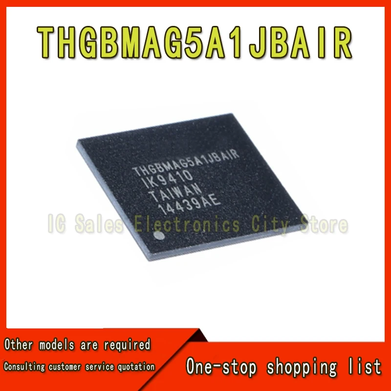 (2-10piece)100% New THGBMAG5A1JBAIR THGBMAG5A1JBA1R BGA