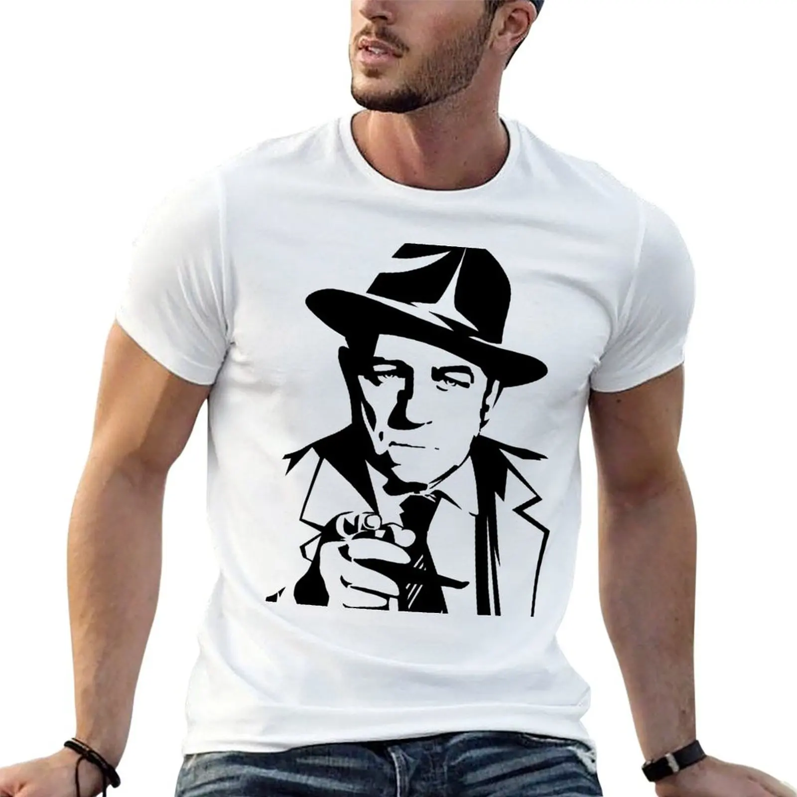 

Detective T-Shirt t shirt custom print printed t shirts for man cotton tshirt 100% T-shirt