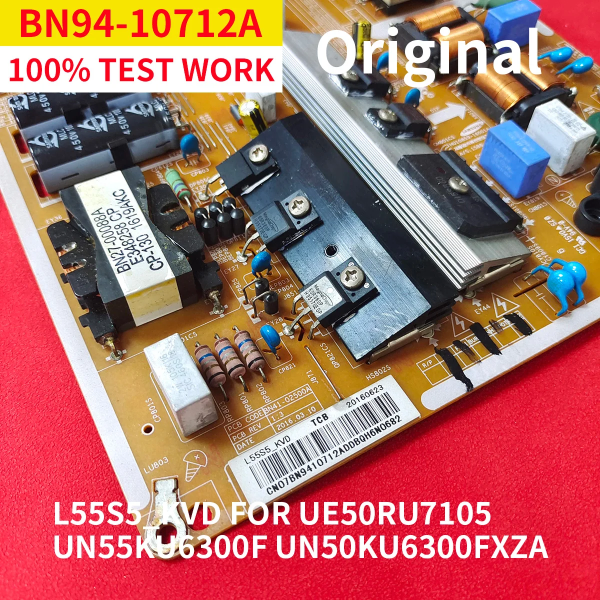 L55S5_KVD BN94-10712A Power Board For Samsung UE55KU6000 BN41-02500A UN50KU6300FXZA UE55KU6050 UE55KU6092U