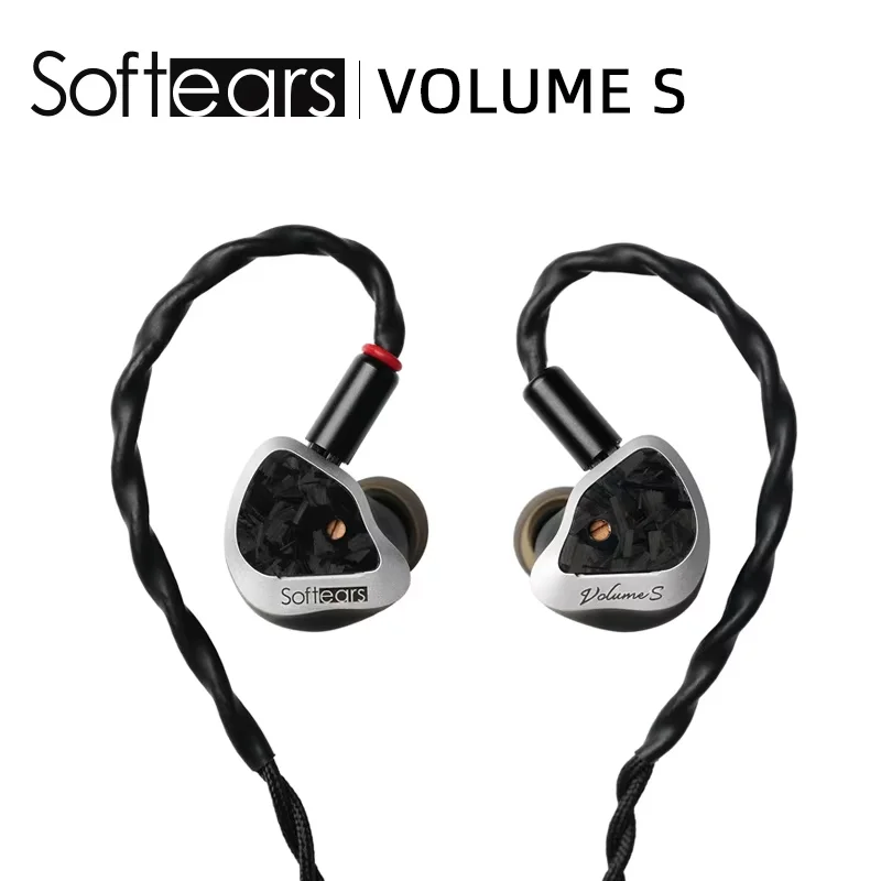 Softears Volume S Hifi In-Ear Earphones 1DD+1Passive DD+2BA with 3.5mm/4.4mm Interchangeable Earphones