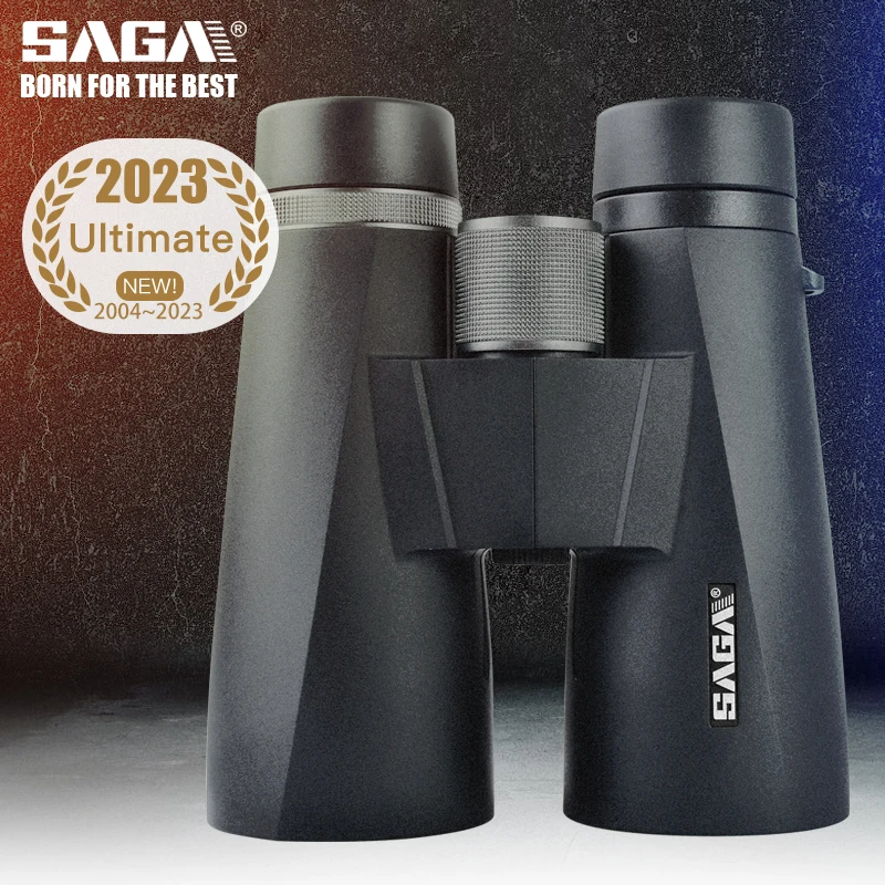 SAGA-High Power Binoculars, Telescope, Ultimate ED Lens for Tourism, Camping, Hunting, Bird Watching, Outdoor Tool, 8X 10X 12X56