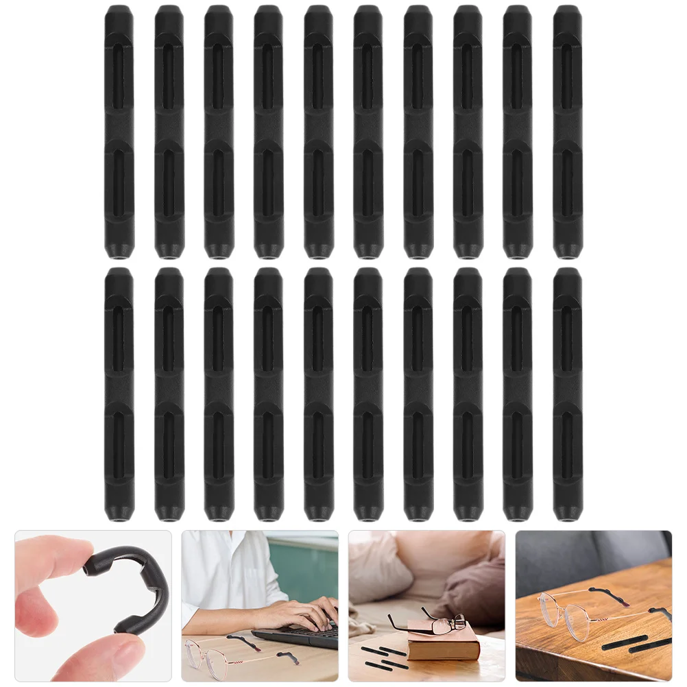 

Eyeglass Ear Cushions Silicone Glasses Temple Tips Non-Slip Retainers For Daily Wear Outdoor Sports Yoga Running Riding