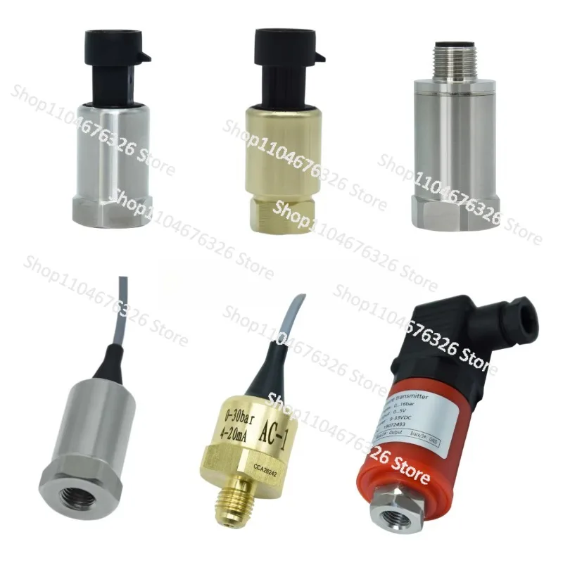 

Central Air Conditioning Refrigeration Pressure Sensor 4-20mA Female Thread 7/16 Refrigerant Pressure Transmitter with Thimble