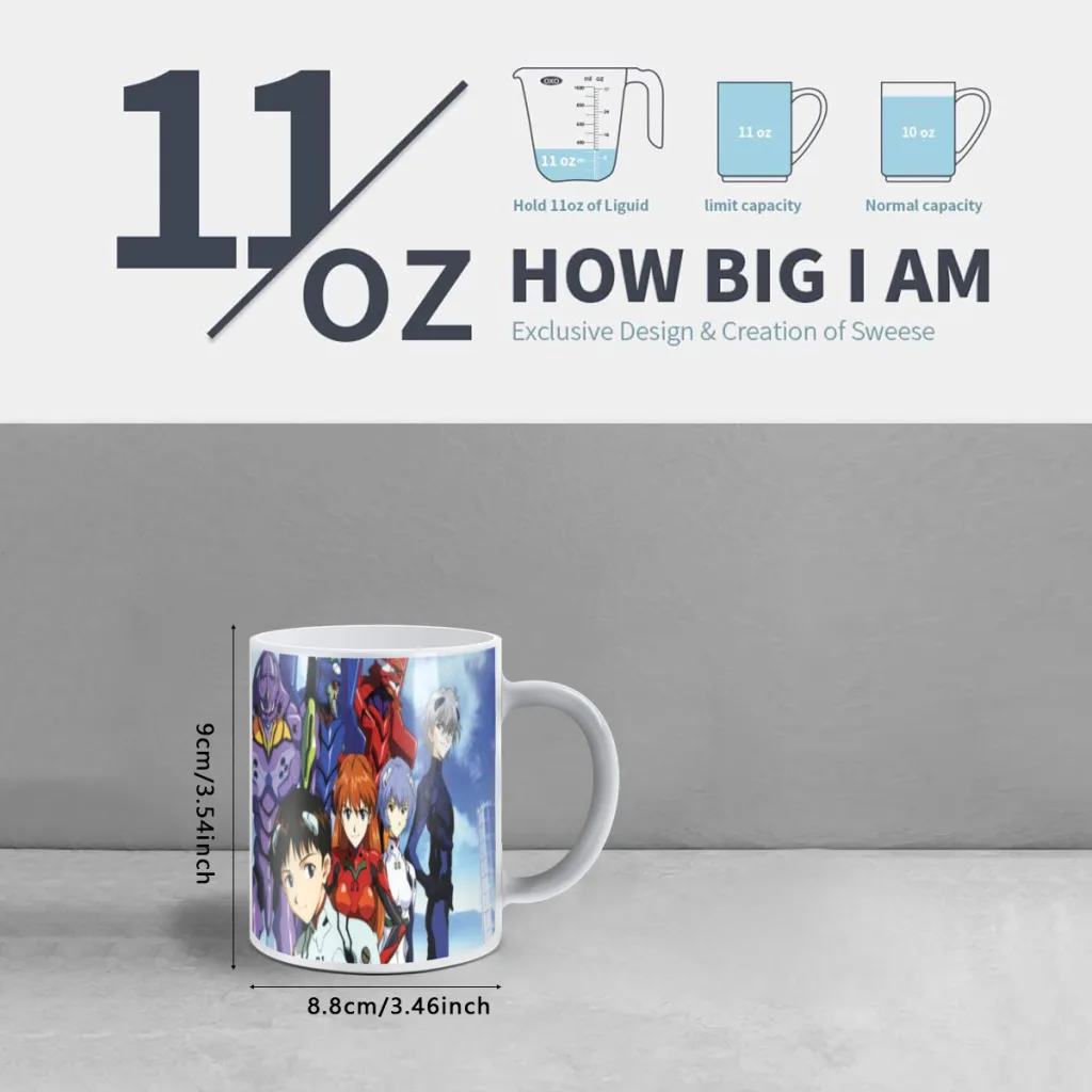 G-Genesis E-Evangelion Eva Free shipping Magic Color Changing Ceramic Coffee Mug Cup Friends Gift