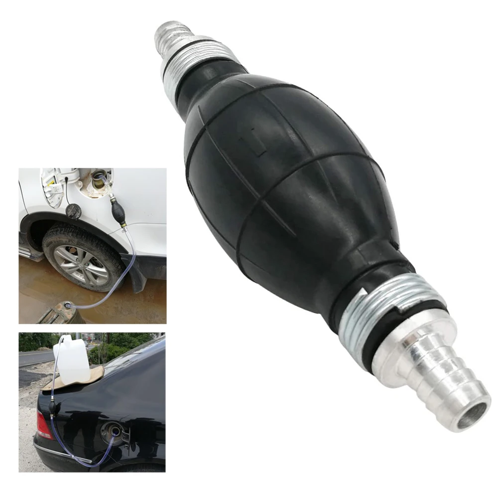 6/8/10/12mm Manual Fuel Pump High Flow Car Motorcycle Hand Siphon Water Fish Tank Oil Gasoline Petrol Diesel Liquid TransferTool